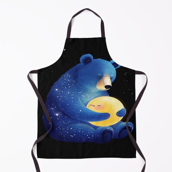 Item preview, Bear and moon designed and sold by saly55887.