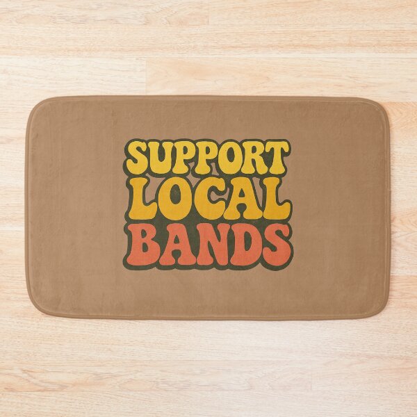 Item preview, Support Local Bands – Retro Grunge Music Lover Design designed and sold by FrictionMaxxing.