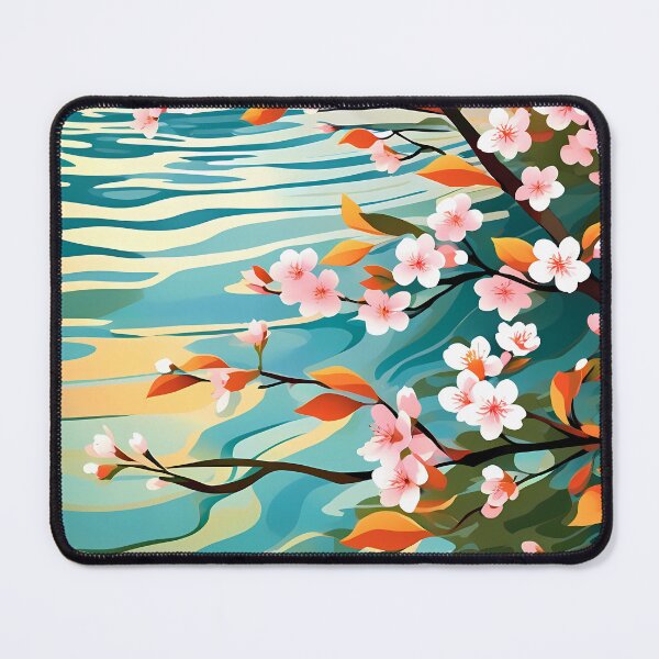 Item preview, FLOWERS BY THE BATTEAUX RIVER designed and sold by Marc Duggan Studios.