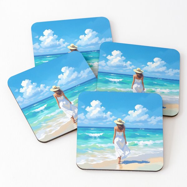 Item preview, Barefoot Serenity A Walk On the Beach designed and sold by Glimmersmith.