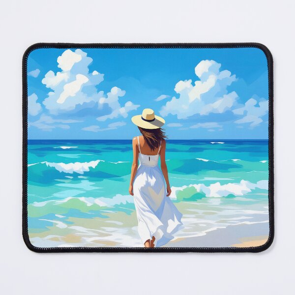 Item preview, Barefoot Serenity A Walk On the Beach designed and sold by Glimmersmith.