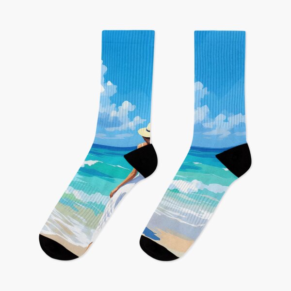 Item preview, Barefoot Serenity A Walk On the Beach designed and sold by Glimmersmith.