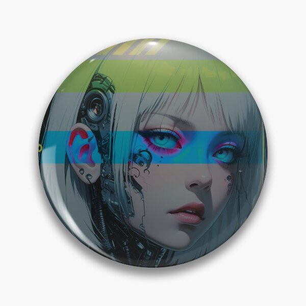 Item preview, Cyborg girl with blue eyes designed and sold by BOZGO.