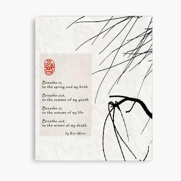B r e a t h e Canvas Print