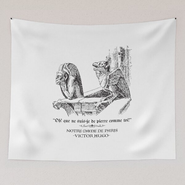 Item preview, Quote from 'Notre-Dame de Paris' by Victor Hugo designed and sold by Filologica.