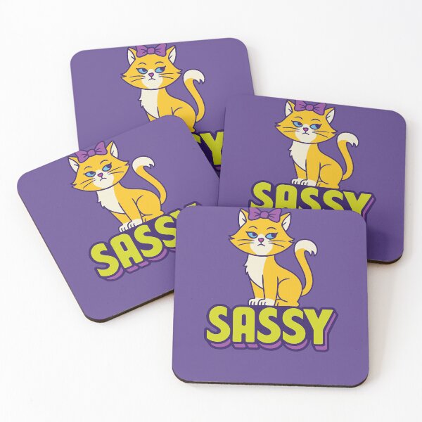 Item preview, Sassy Retro Kitty Cat – Vintage Attitude with Whiskers designed and sold by FrictionMaxxing.