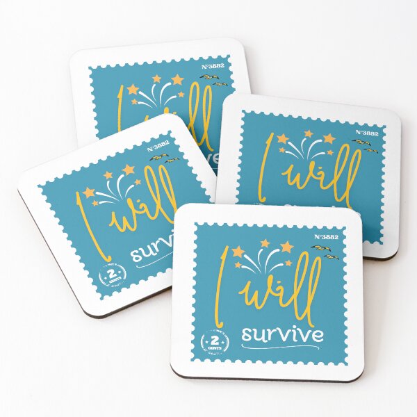 Item preview, I will survive stamp designed and sold by CollageLab.