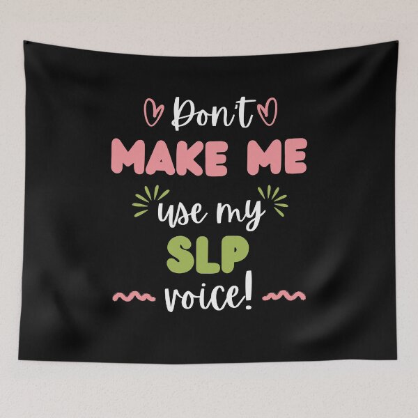 Item preview, SLP Voice – Speech Language Pathologist Gift designed and sold by Dream Tangle .