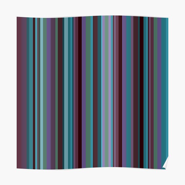 Orchid stripe Poster