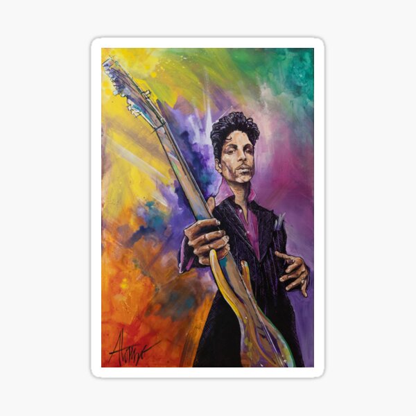 Item preview, Prince with Guitar  designed and sold by AlonzoFineArt.