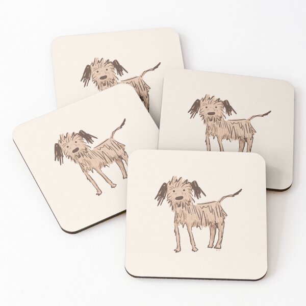Item preview, A scruffy little dog drawing designed and sold by SaryandSaff.