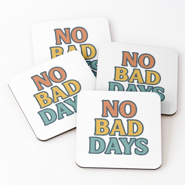 Item preview, No Bad Days - Retro Motivational Design designed and sold by AmyAdi.