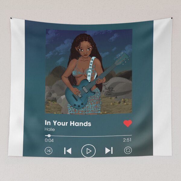Artikelvorschau, Halle Bailey – In Your Hands-Fankunst entworfen und verkauft von teshiiexart.