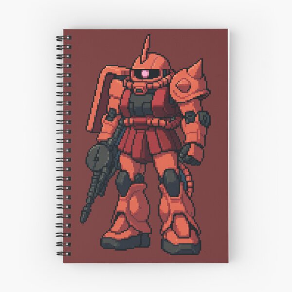 Item preview, Char's Zaku Pixel Art  Retro Mobile Suit Mecha Design designed and sold by Snapnfit.