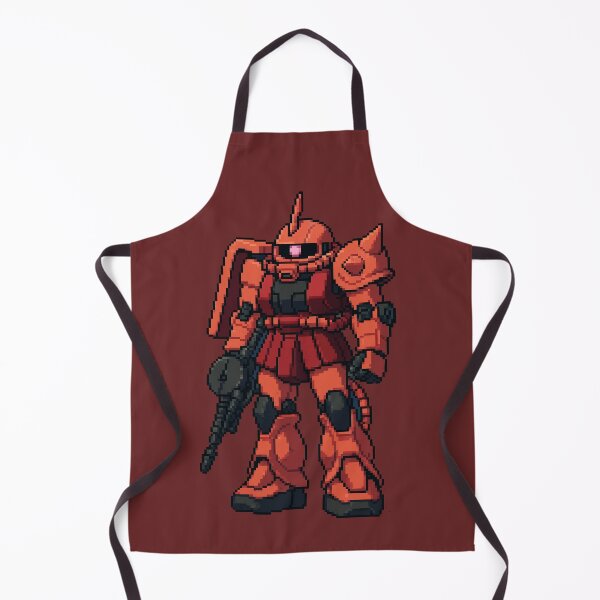 Item preview, Char's Zaku Pixel Art Retro Mobile Suit Mecha Design designed and sold by Snapnfit.