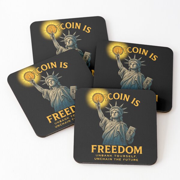 Item preview, Bitcoin Is Freedom – Decentralized Liberty Design designed and sold by BitCrop.