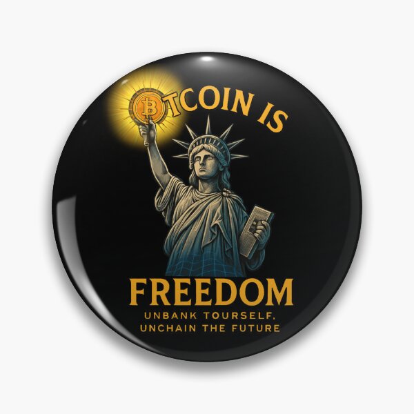 Item preview, Bitcoin Is Freedom – Decentralized Liberty Design designed and sold by BitCrop.