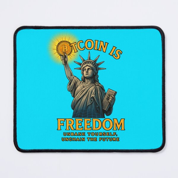 Item preview, Bitcoin Is Freedom – Decentralized Liberty Design designed and sold by BitCrop.