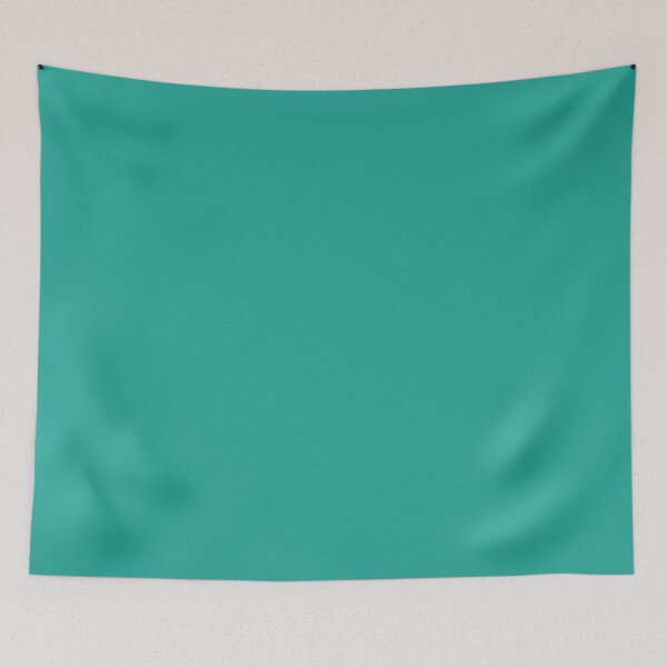 Item preview, Plain Dark Turquoise – Deep Rich Solid Color designed and sold by EmeraldeaArt.