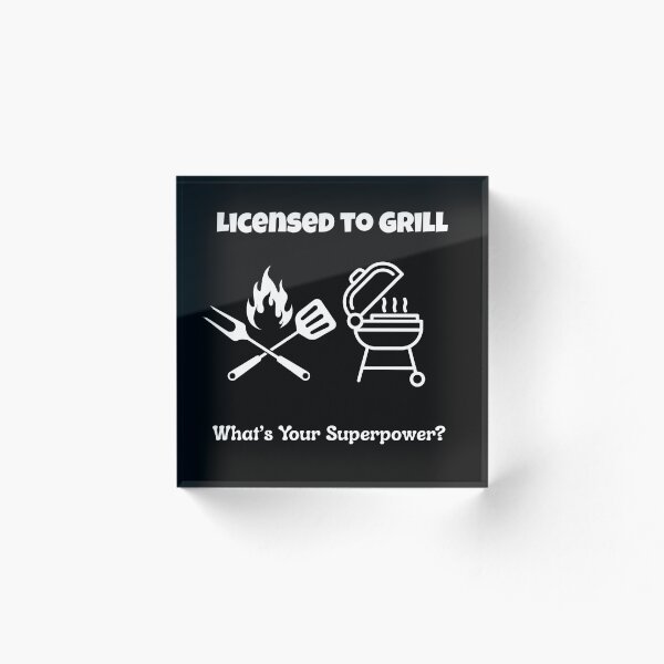 Item preview, Con licencia para asar: un divertido diseño de barbacoa para maestros de la parrilla y chefs designed and sold by Cedex.