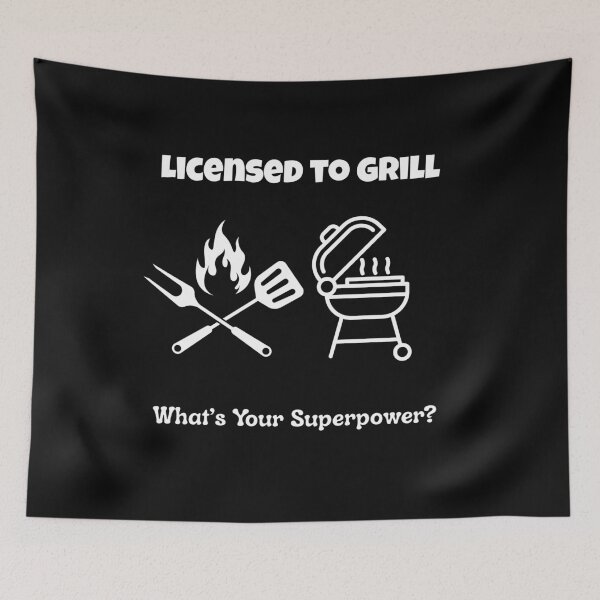 Item preview, Licensed to Grill – Funny BBQ Design for Grill Masters & Chefs designed and sold by Cedex.