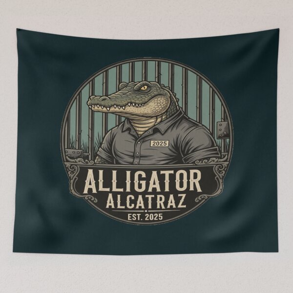 Item preview, Alligator Alcatraz – Prisoner Design designed and sold by Rude Monkey Imaginations.