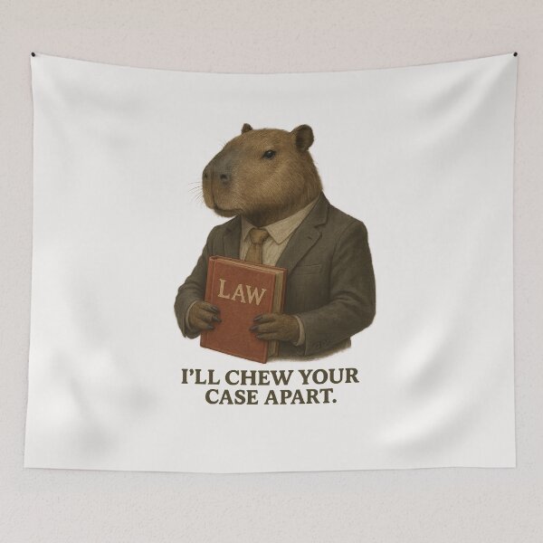 Item preview, Capybara Lawyer designed and sold by Capybarastore_77.