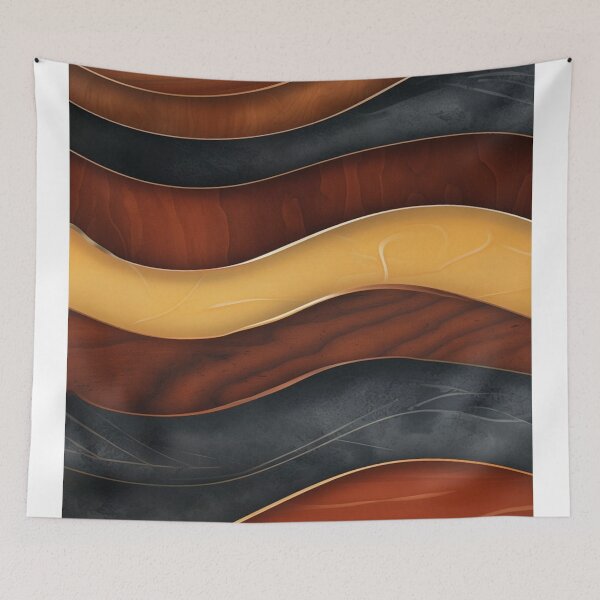 Item preview, Warm color waves designed and sold by saly55887.