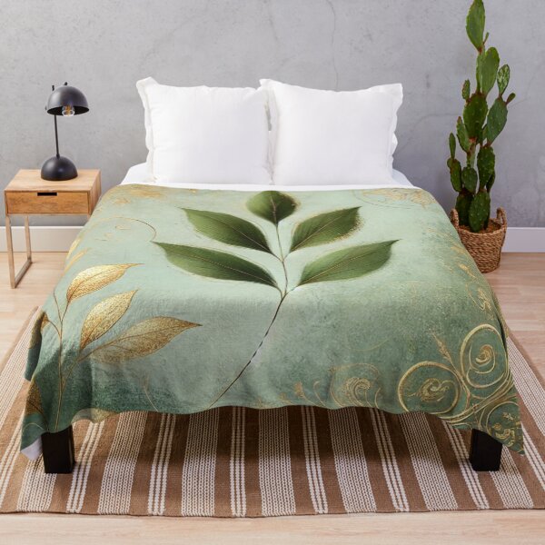 Item preview, Verdant Whispers Abstract Art Collection designed and sold by Dream Bloom Gallery.