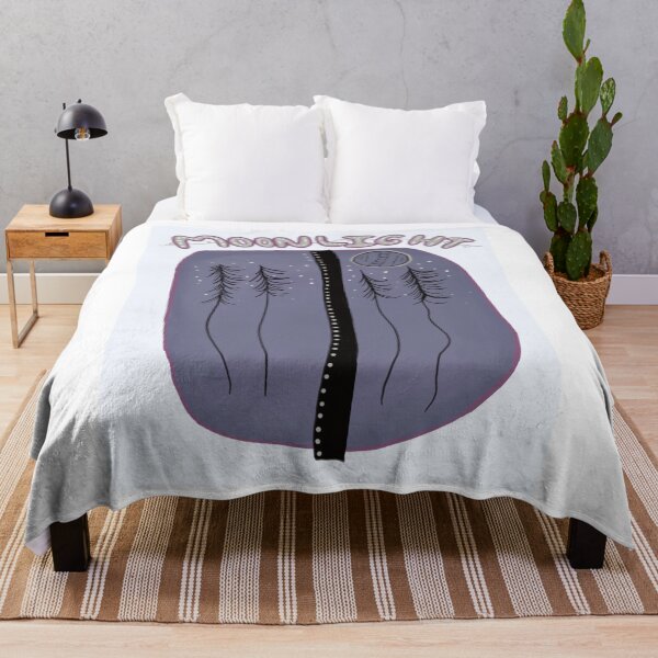 Item preview, Moonlight Purple Tree Calming Ambient Print designed and sold by Kimiisun.