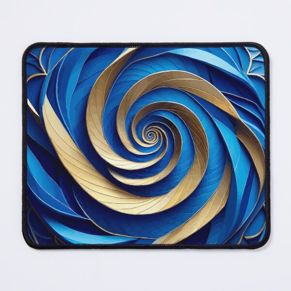 Item preview, Colorful Abstract Fibonacci Art 35 designed and sold by Vicky Brago-Mitchell®.