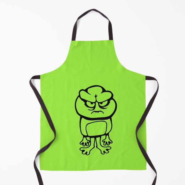 Item preview, Frog Evil Frustrated Mad Bad Unhappy Aggressive Alien designed and sold by shirt-o-mat.