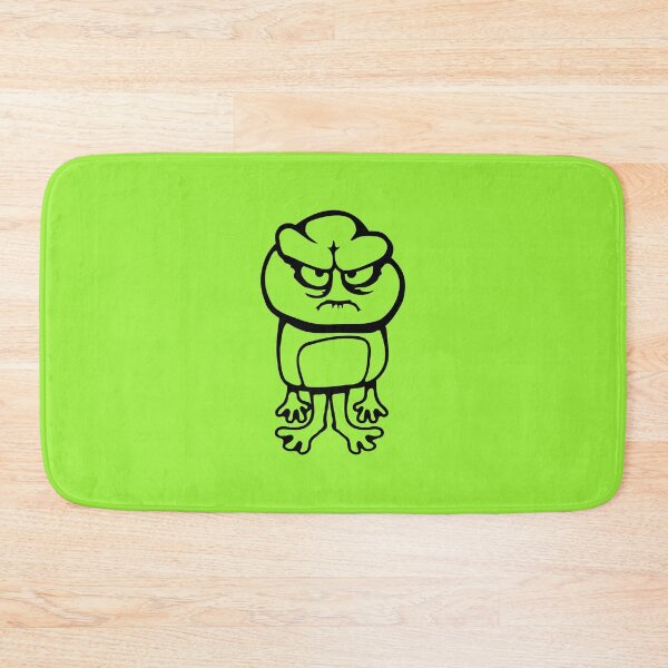 Item preview, Frog Evil Frustrated Mad Bad Unhappy Aggressive Alien designed and sold by shirt-o-mat.