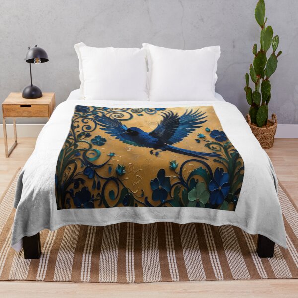 Item preview, Exotic Bird Silhouette in Floral Elegance designed and sold by Max Store.