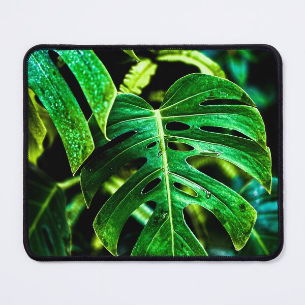 Item preview, Tropical Monstera Glow – Jungle Leaf Photography designed and sold by Code4Designs.