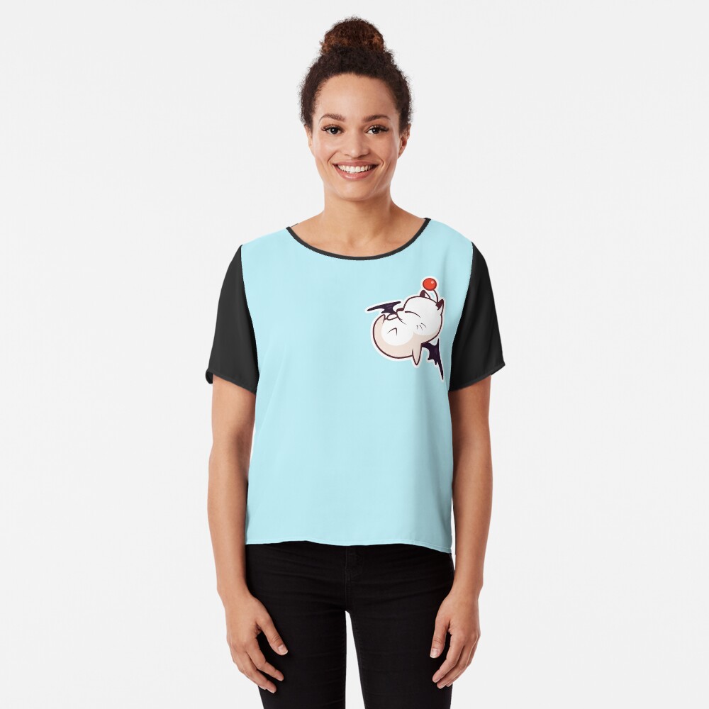 Moogle kupo tshirt para meninas final fantasia xiv jogo topos moda feminina  t camisa de algodão gráfico de grandes dimensões