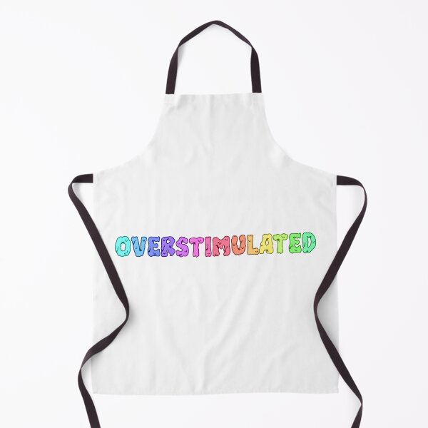 Item preview, Overstimulated colorful rainbow melting text designed and sold by nostakesart.