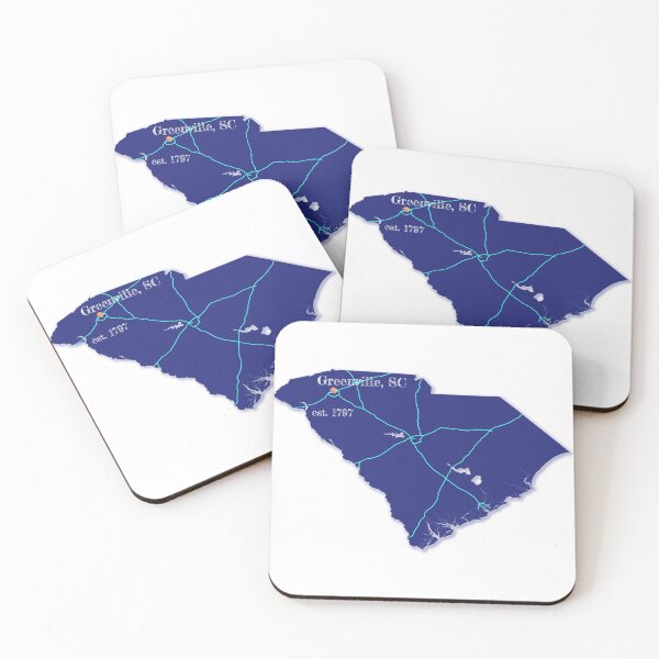 Item preview, Greenville, SC [Blue] designed and sold by PhilbonianDezin.