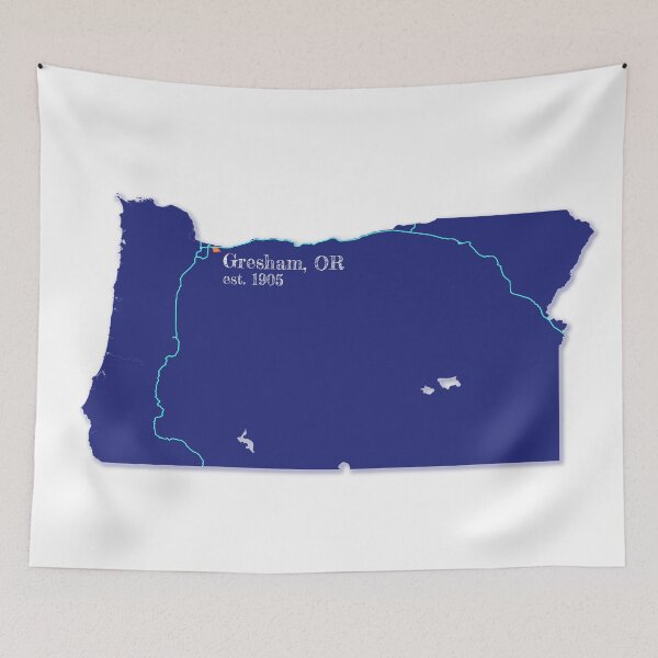 Item preview, Gresham, OR [Blue] designed and sold by PhilbonianDezin.