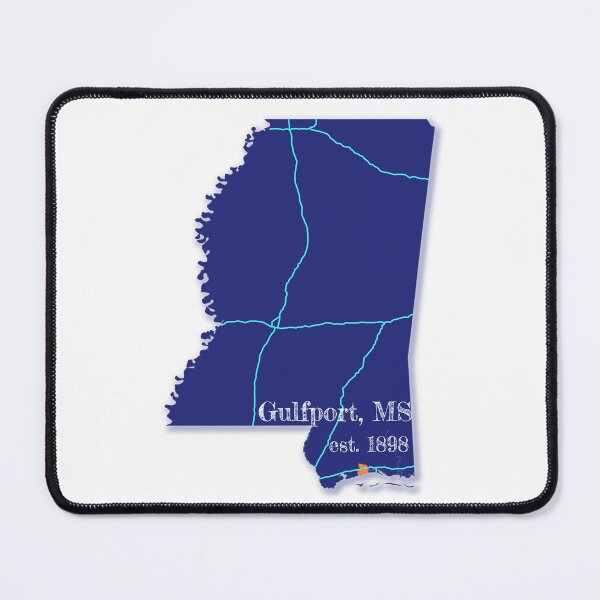 Item preview, Gulfport, MS [Blue] designed and sold by PhilbonianDezin.