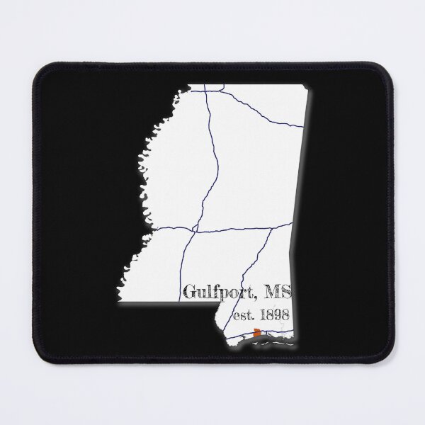 Item preview, Gulfport, MS [White] designed and sold by PhilbonianDezin.