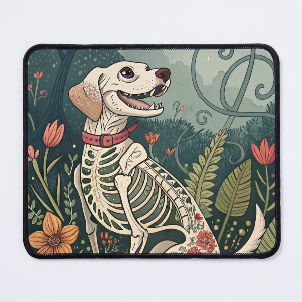 Item preview, Art Nouveau Skeleton Dog #2 designed and sold by Mark and Heather.