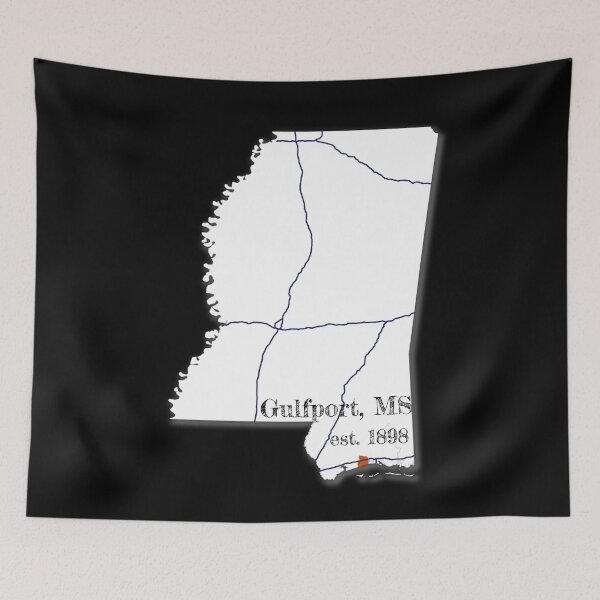 Item preview, Gulfport, MS [White] designed and sold by PhilbonianDezin.