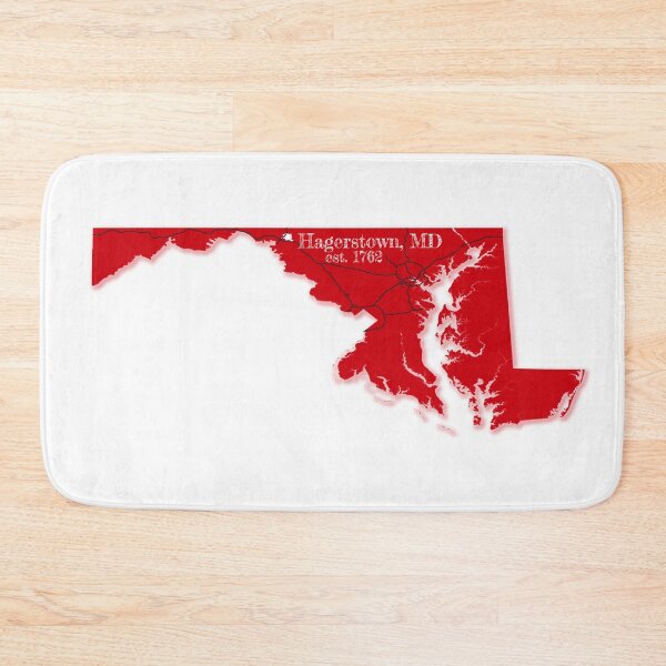 Item preview, Hagerstown, MD [Red] designed and sold by PhilbonianDezin.