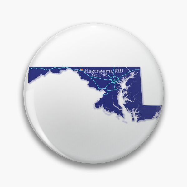 Item preview, Hagerstown, MD [Blue] designed and sold by PhilbonianDezin.