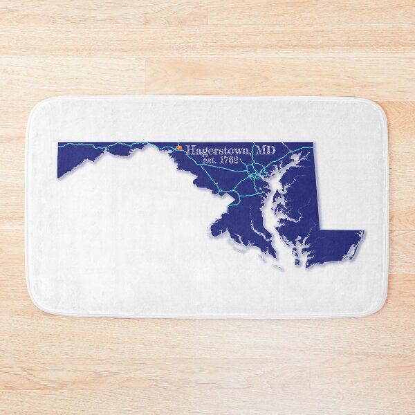 Item preview, Hagerstown, MD [Blue] designed and sold by PhilbonianDezin.