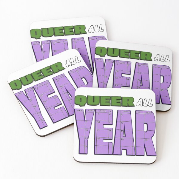 Item preview, QUEER ALL YEAR designed and sold by Qweird Artistry.