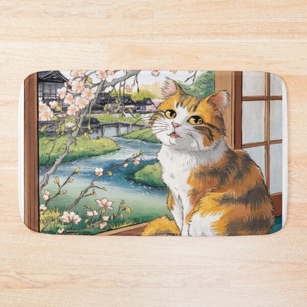 Item preview, HIROSHIGE CAT. Japanese cat designed and sold by Obinne.