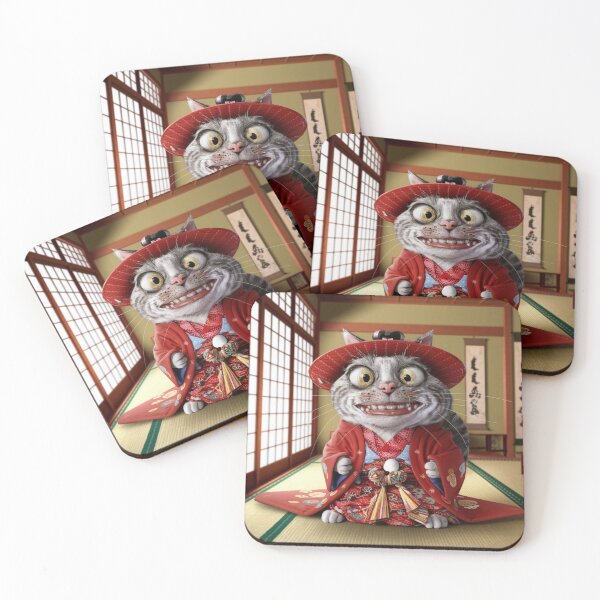 Item preview, A CAT ON A MAT . JAPANESE CAT designed and sold by Obinne.