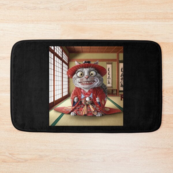 Item preview, A CAT ON A MAT . JAPANESE CAT designed and sold by Obinne.